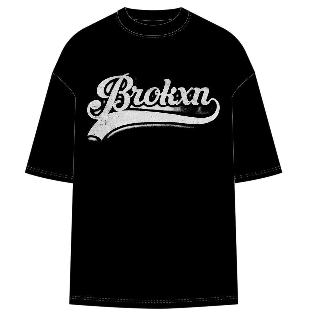 Brokxn Script Tee